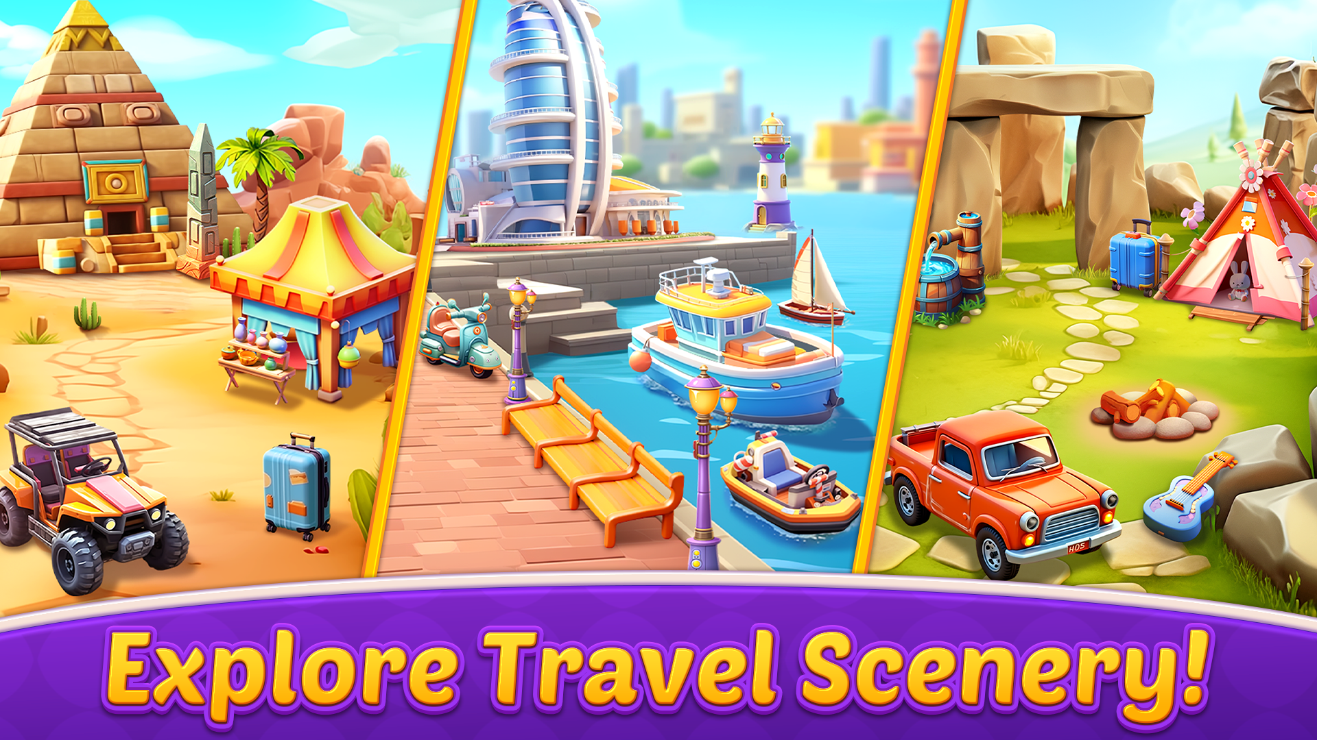Travel Decor boasts thousands of engaging levels on mobile devices